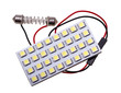 LED panel lighting to replace the bulb in car salon with 32 LEDs
