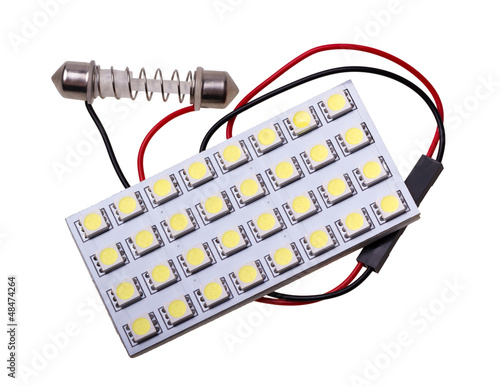Photo: LED panel lighting to replace the bulb in car salon with 32 LEDs LED panel lighting to replace the bulb in car salon with 32 LEDs
