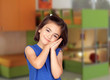 Brunette little girl
