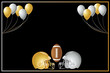 Vector: Football Gold Silver Design Football Gold Silver Design