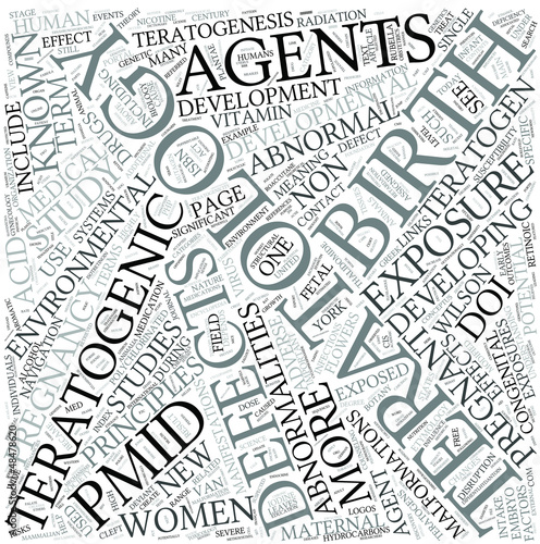 Vector: Teratology Disciplines Concept Teratology Disciplines Concept