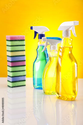 Photo: Cleaning supplies Cleaning supplies