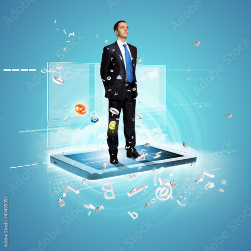 Photo: Modern technology illustration Modern technology illustration