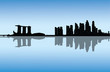 Vector modern city skyline