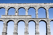 Photo: The famous ancient aqueduct in Segovia, Castilla y Leon, Spain The famous ancient aqueduct in Segovia, Castilla y Leon, Spain