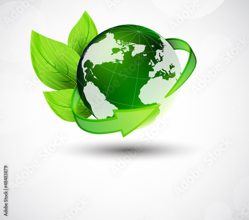 Vector: Ecology concept Ecology concept