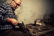 cobbler at work