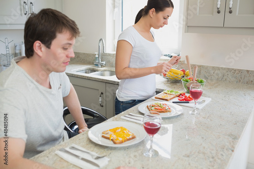 Photo: Couple having lunch Couple having lunch