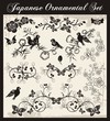 Vector: Japanese Traditional Ornaments Vector Set Japanese Traditional Ornaments Vector Set