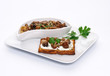 Bruschetta con funghi - italian bruschetta