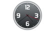 Animated clock. Twenty-four hours time lapse.