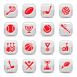 Vektor: sports icons sports icons