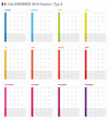 Calendrier 2014 France Typ F
