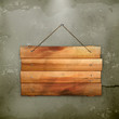 Wooden board, old-style