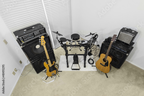 Photo: Rock Music Room - High Angle Rock Music Room - High Angle