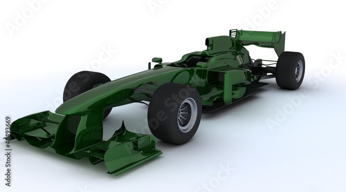 Illustration: Generic open wheeled racing car Generic open wheeled racing car