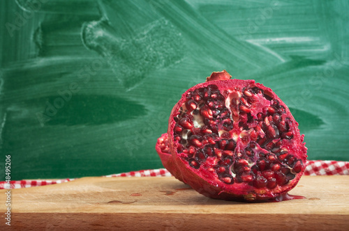 Photo: Ripe pomegranate fruit Ripe pomegranate fruit