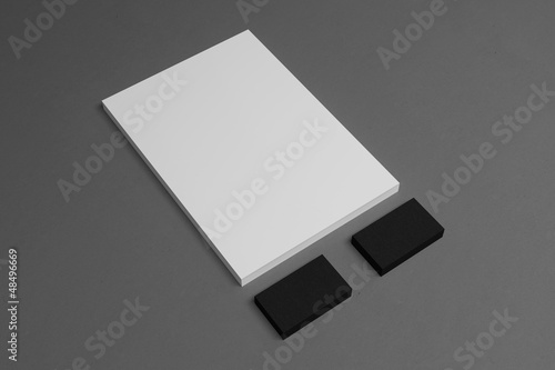 Photo: Blank corporate identity elements Blank corporate identity elements