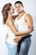 Beautiful athletic couple