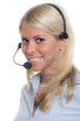 junge telefonistin