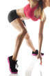 fitness woman exercising aerobic
