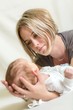 Photo: Portrait of angelic baby and his mother Portrait of angelic baby and his mother