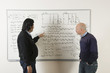 Photo: Scientists discussing Scientists discussing