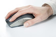 Hand and computer mouse