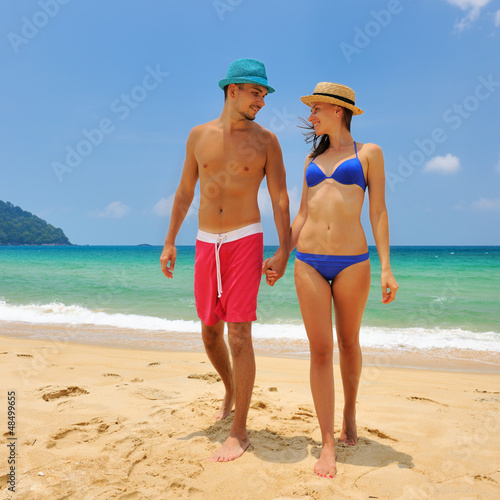 Photo: Couple on a beach Couple on a beach