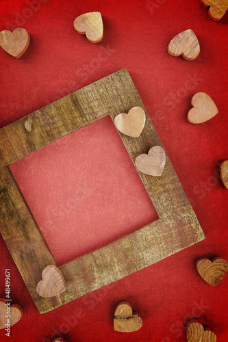 Photo: Wooden love frame Wooden love frame