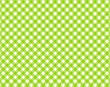 Grün & Weiß karierte Tischdecke mit diagonalen Streifen
