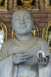 Vietnam Chua Bai Dinh Pagoda: Close up of Buddhist Philosopher w
