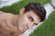 Homme, modèle, jeune, beau, portrait, masculin, mâle