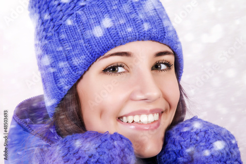Photo: Winter beautiful girl Winter beautiful girl