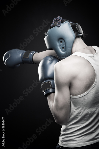 Photo: Young strong boxer Young strong boxer