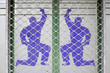 Silhouette bodybuilder