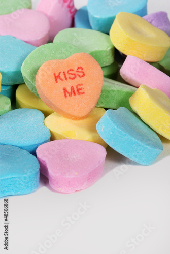 Photo: Valentine Candy Hearts "Kiss Me" Valentine Candy Hearts "Kiss Me"