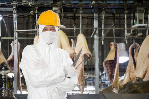 Photo: Industrial butcher Industrial butcher