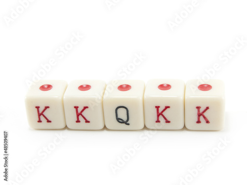 Photo: poker dice poker dice