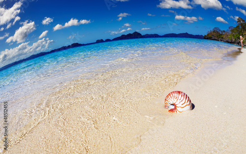 Photo: Tropical beach, Philippines Tropical beach, Philippines