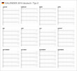 Kalender 2014 farbig Typ B