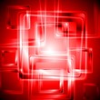 Vibrant red tech design