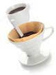 Preparing filter coffee with a portable filter