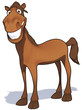 Cartoon horse