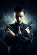Killer with two pistols