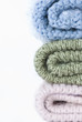 stack of knitted hats
