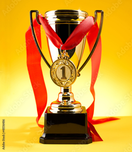 Photo: cup and medal cup and medal