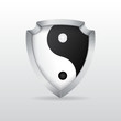 Shield with yin yang