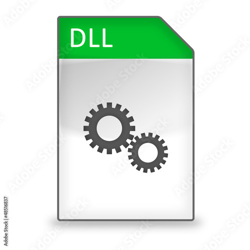 Illustration: Dateityp Icon DLL Dateityp Icon DLL