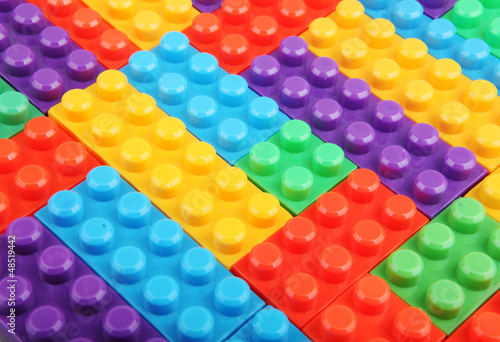 Photo: Plastic building blocks Plastic building blocks